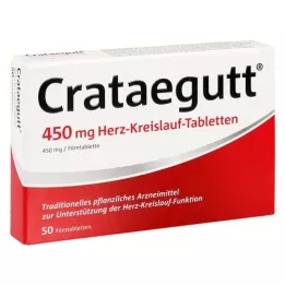 CRATAEGUTT 450 mg tablete za kardiovaskularne bolesti, 50 kom