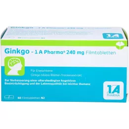 GINKGO-1A Pharma 240 mg filmom obložene tablete, 60 kom