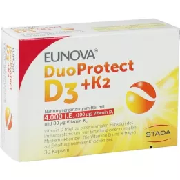 EUNOVA DuoProtect D3+K2 4000 IU/80 μg kapsule, 30 kom