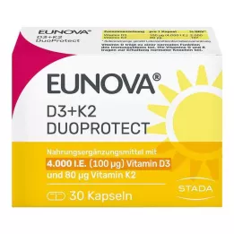 EUNOVA DuoProtect D3+K2 4000 IU/80 μg kapsule, 30 kom