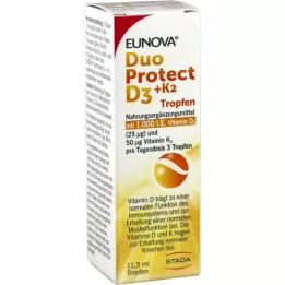 EUNOVA DuoProtect D3+K2 1000 IU/50 μg kapi, 11,5 ml
