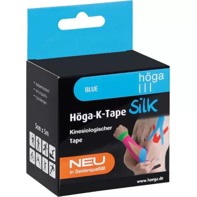 HÖGA-K-TAPE Svila 5 cmx5 m l.fr.plava kineziol.traka, 1 kom