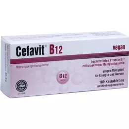 CEFAVIT B12 tablete za žvakanje, 100 kom