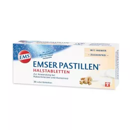 Emser pastile za grlo sa đumbirom bez šećera, 30 kom