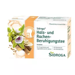 SIDROGA Filter vrećica čaja za umirenje vrata i grla, 20X1,75 g