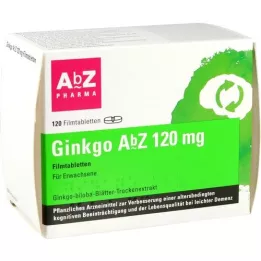 GINKGO AbZ 120 mg filmom obložene tablete, 120 kom