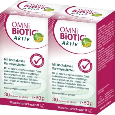 OMNI BiOTiC aktivni prašak, 2X60 g