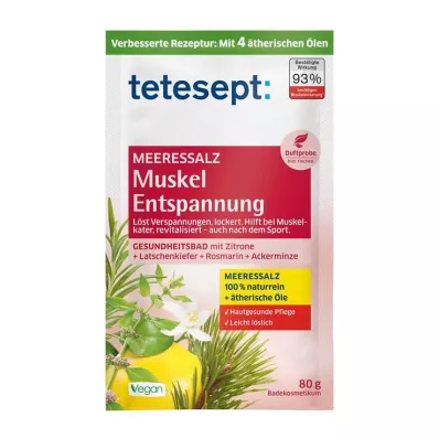 Tetesept morska sol za opuštanje mišića, 80 g Tetesept morska sol za opuštanje mišića, 80 g