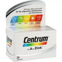 CENTRUM A-cink tablete, 30 kom