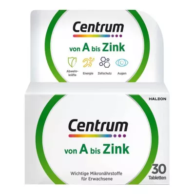 CENTRUM A-cink tablete, 30 kom