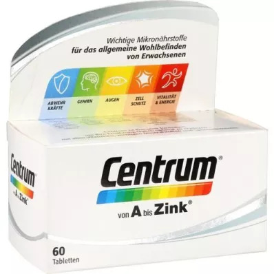 CENTRUM A-cink tablete, 60 kom