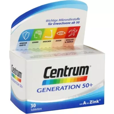 CENTRUM Generacija 50+ tablete, 30 kom