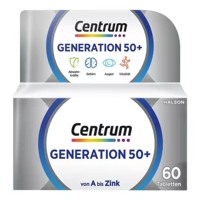 CENTRUM Generacija 50+ tablete, 60 kom