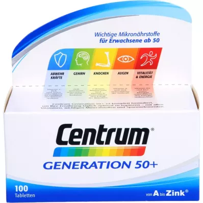 CENTRUM Generacija 50+ tablete, 100 kom