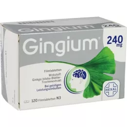 GINGIUM 240 mg filmom obložene tablete, 120 kom