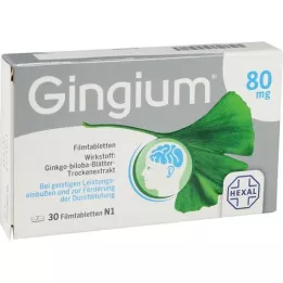 GINGIUM 80 mg filmom obložene tablete, 30 kom