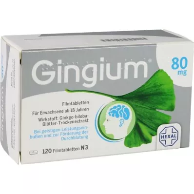 GINGIUM 80 mg filmom obložene tablete, 120 kom