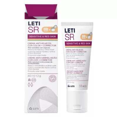 LETI SR Protiv crvenila BB Krema tonirana + korektor, 40 ml