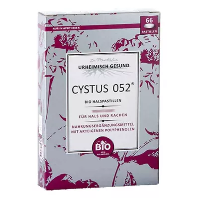 CYSTUS 052 organske pastile za grlo, 66 kom