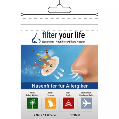 FILTER YOUR LIFE Filter za nos za alergičare veličina S, 7x2 kom