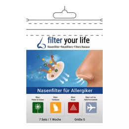 FILTER YOUR LIFE Filter za nos za alergičare veličina S, 7x2 kom