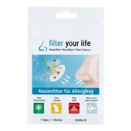 FILTER YOUR LIFE Filter za nos za alergičare veličina M, 7x2 kom