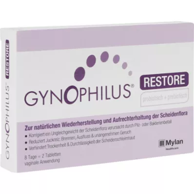 GYNOPHILUS obnove vaginalne tablete, 2 kom