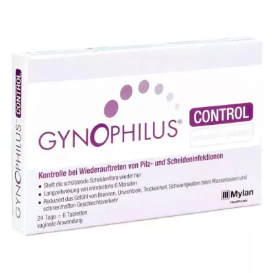 Gynophilus Control tablete za rodnicu (6 kom) Gynophilus Control tablete za rodnicu (6 kom)