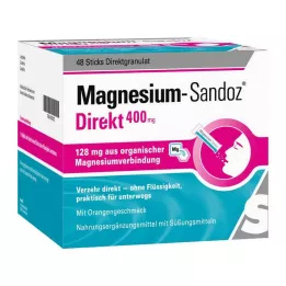 MAGNESIUM SANDOZ Direct 400 mg sticks, 48 kom