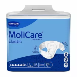MOLICARE Premium elastične gaćice 9 drops veličina L, 24 kom