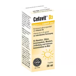 CEFAVIT D3 Tekuće čiste kapi za uzimanje, 20 ml