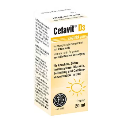 Cefavit D3 tekuće čiste oralne kapi, 20 ml Cefavit D3 tekuće čiste oralne kapi, 20 ml