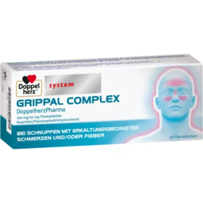 GRIPPAL COMPLEX DoppelherzPharma 200 mg/30 mg FTA, 20 kom