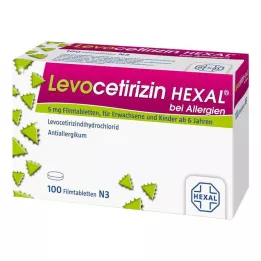 LEVOCETIRIZIN HEXAL za alergije 5 mg film tableta, 100 kom