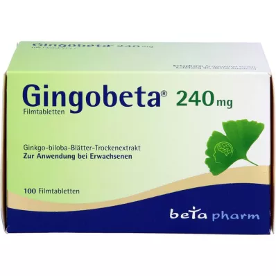 GINGOBETA 240 mg filmom obložene tablete, 100 kom