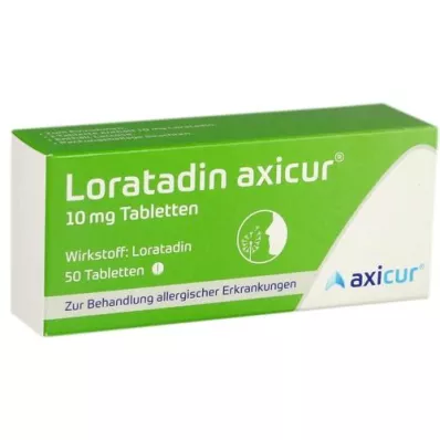 LORATADIN axicur 10 mg tablete, 50 kom