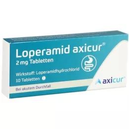 LOPERAMID axicur 2 mg tablete, 10 kom