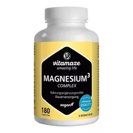 MAGNESIUM 350 mg kompleks citrat/oksid/ugljik.vegan, 180 kom