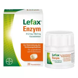 LEFAX Enzim tablete za žvakanje, 20 kom