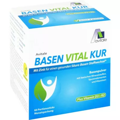 BASEN VITAL KUR plus vitamin D3+K2 u prahu, 60 kom