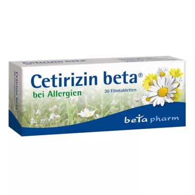Cetirizine beta filmom obložene tablete za alergije, 30 kom Cetirizine beta filmom obložene tablete za alergije, 30 kom