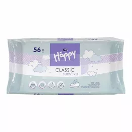 BELLA Happy Baby vlažne maramice osjetljive s mehanizmom na klik, 56 kom