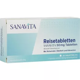 REISETABLETTEN Sanavita 50 mg tablete, 20 kom