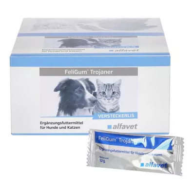 Feligum Trojaner Preša za dopunsku prehranu za pse/mačke, 30X10 g Feligum Trojaner Preša za dopunsku prehranu za pse/mačke, 30X10 g