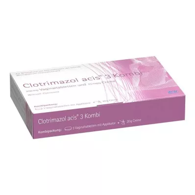 CLOTRIMAZOL acis 3 kombinirano pakiranje, 1 kom