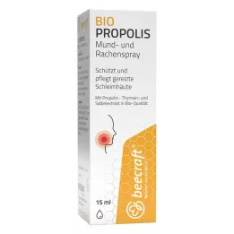 BEECRAFT Propolis sprej za usta i grlo, 15 ml