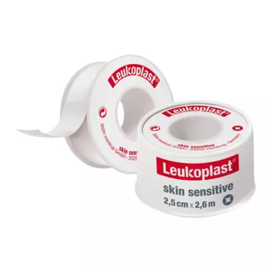 LEUKOPLAST Skin Sensitive 2,5 cmx2,6 m sa zaštitnim štitom, 1 kom