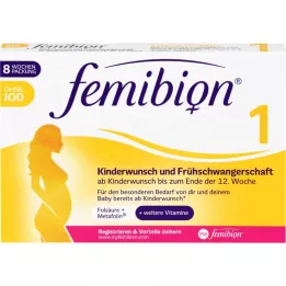 FEMIBION 1 želja za rađanjem + rana trudnoća bez tablete joda, 60 kom