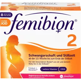 FEMIBION 2 trudnoća + dojenje bez joda kom., 2x60 kom