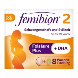 FEMIBION 2 trudnoća + dojenje bez joda kom., 2x60 kom